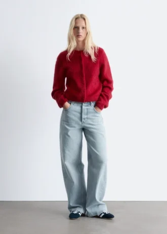 Gebürstete Cardigan