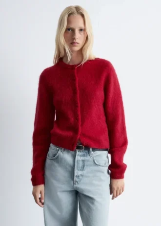 Gebürstete Cardigan