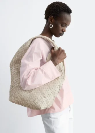 Geflochtene Ledertasche