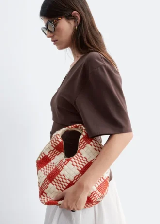 Geflochtene Ledertasche