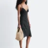 Gepunktetes Midikleid