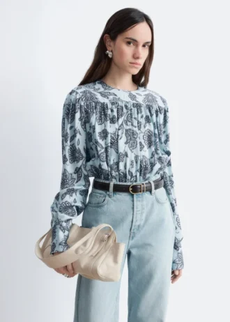 Geraffte Bluse