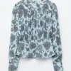 Geraffte Bluse