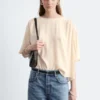 Geraffte Crêpe-Bluse