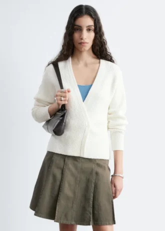 Gerippte Cardigan