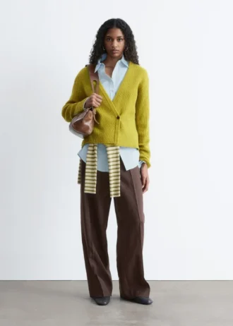 Gerippte Cardigan