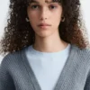 Gerippte Cardigan