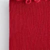 Gerippte Rüschen-Socken