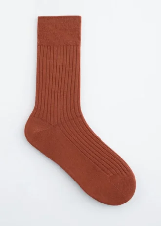 Gerippte Seidensocken