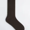 Gerippte Seidensocken