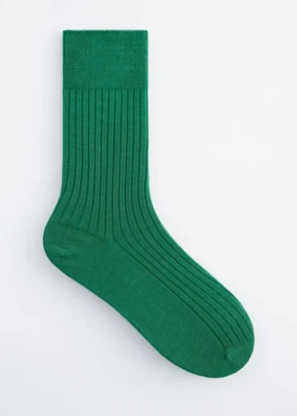 Gerippte Seidensocken