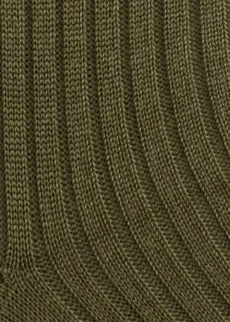 Gerippte Seidensocken