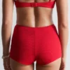 Bikini-Shorts mit hoher Taille