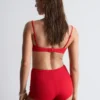 Bikini-Shorts mit hoher Taille