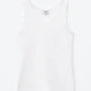 Geripptes Baumwoll-Tanktop