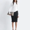 Geripptes Langarmshirt