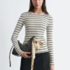 Geripptes Langarmshirt