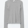 Geripptes Langarmshirt