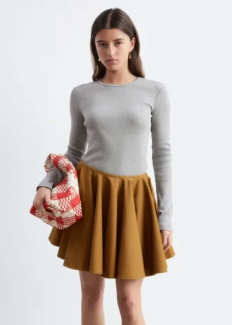 Geripptes Langarmshirt