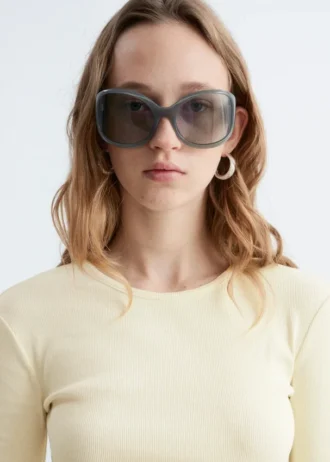 Geripptes Langarmshirt