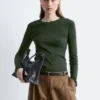 Geripptes Langarmshirt