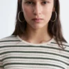 Geripptes Langarmshirt
