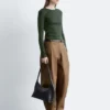 Geripptes Langarmshirt