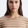 Geripptes Langarmshirt