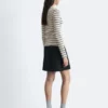 Geripptes Langarmshirt