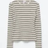 Geripptes Langarmshirt