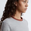 Geripptes Langarmshirt