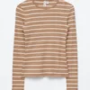 Geripptes Langarmshirt