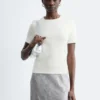 Geripptes T-Shirt
