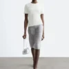 Geripptes T-Shirt