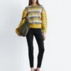 Gestreifter Strickpullover