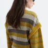 Gestreifter Strickpullover