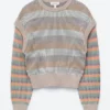 Gestreifter Strickpullover