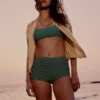 Bikini-Slip mit hoher Taille