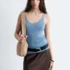 Gestricktes Tanktop mit U-Ausschnitt