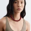 Gestricktes Tanktop mit U-Ausschnitt