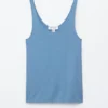 Gestricktes Tanktop mit U-Ausschnitt