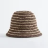 Gewebter Stroh-Bucket-Hut