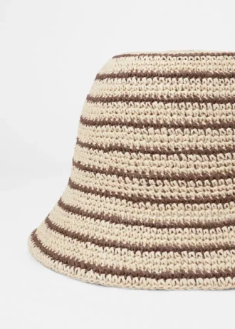 Gewebter Stroh-Bucket-Hut