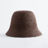 Gewebter Stroh-Bucket-Hut