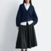 Grob gestrickter Cardigan