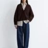 Grob gestrickter Cardigan