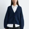 Grob gestrickter Cardigan