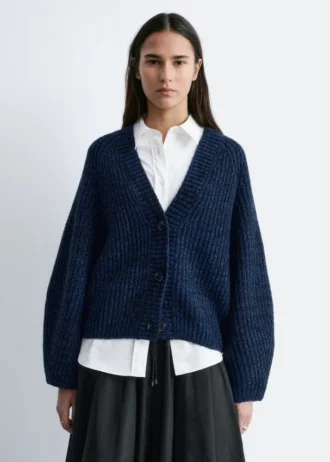 Grob gestrickter Cardigan