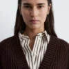 Grob gestrickter Cardigan