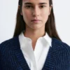 Grob gestrickter Cardigan